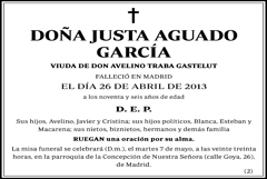 Justa Aguado García